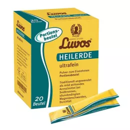 LUVOS Sacos de argila curativa porções ultrafinas, 20X6,5 g