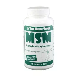 MSM Cápsulas de metilsulfonilmetano de 500 mg, 250 unidades