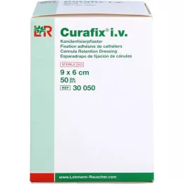 CURAFIX i.v. gesso estéril 6x9 cm, 50 un