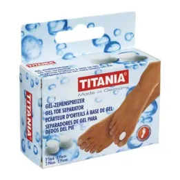 Separadores de dedos em gel Titania, 2 peças