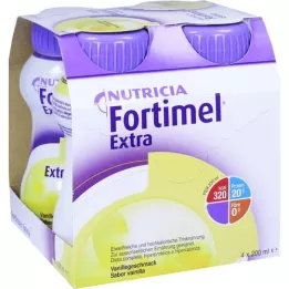FORTIMEL Sabor extra de baunilha, 4X200 ml