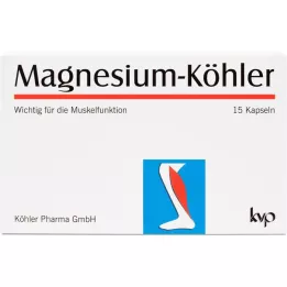 MAGNESIUM KÖHLER Cápsulas, 1X15 unidades