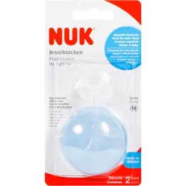 NUK Protetores de mamilo de silicone tamanho M, 2 peças