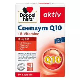 DOPPELHERZ Cápsulas de Coenzima Q10+Vitaminas B, 30 unidades