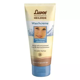 LUVOS Cosméticos naturais com creme de limpeza de argila cicatrizante, 100 ml