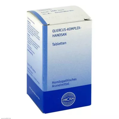 QUERCUS KOMPLEX Comprimidos Hanosan, 100 unidades