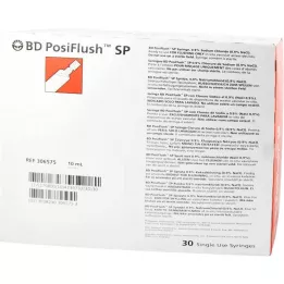 BD POSIFLUSH SP Sistema de lavagem seringas pré-cheias, 30X10 ml