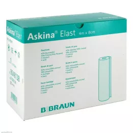 ASKINA Atadura elástica 8 cmx4 m solta, 20 unidades
