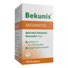 BEKUNIS Bisacodil Drageias 5 mg comprimidos gastrorresistentes, 100 unidades