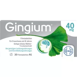 GINGIUM Comprimidos revestidos por película, 30 unidades