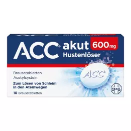 ACC akut 600 comprimidos efervescentes, 10 unidades