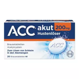 ACC akut 200 comprimidos efervescentes, 20 unidades