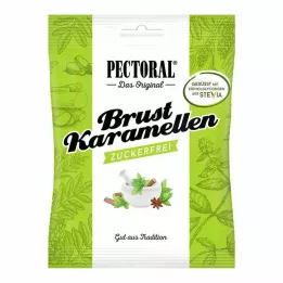 PECTORAL Caramelos de peito sem açúcar saco, 60 g