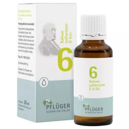 BIOCHEMIE Pflüger 6 Kalium sulfuricum D 6 gotas, 30 ml