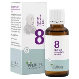 BIOCHEMIE Pflüger 8 Natrium chloratum D 6 gotas, 30 ml