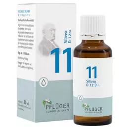 BIOCHEMIE Pflüger 11 Silicea D 12 gotas, 30 ml