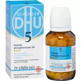 BIOCHEMIE DHU 5 Kalium fosforicum D 6 Tab.Carto, 200 unid