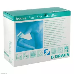 ASKINA Atadura Elast Fina 8 cmx4 m solta, 20 unidades