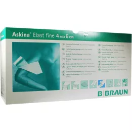 ASKINA Atadura Elast Fina 6 cmx4 m solta, 100 unidades