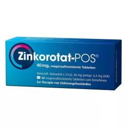 ZINKOROTAT POS comprimidos gastrorresistentes, 50 unidades