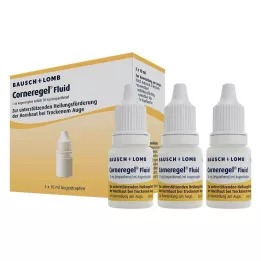 CORNEREGEL Colírio fluido, 3X10 ml