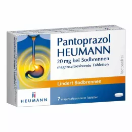PANTOPRAZOL Heumann 20 mg para azia msr. comprimidos, 7 pcs