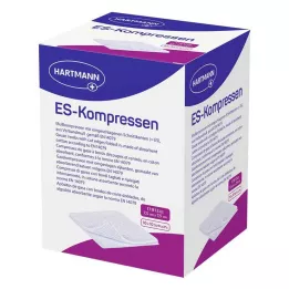 ES-KOMPRESSEN estéril 7,5x7,5 cm pacote com 12 unidades, 10X10 unidades
