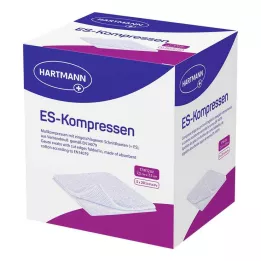 ES-KOMPRESSEN estéril 7,5x7,5 cm pacote a granel de 12 dobras, 5X20 unidades