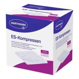 ES-KOMPRESSEN estéril 10x10 cm pacote a granel de 12 dobras, 5X20 unidades