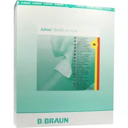 ASKINA Junta de espuma de silicone DresSil 10x10 cm, 10 unidades