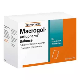 MACROGOL-ratiopharm Balance Plv.z.H.e.L.z.Einn., 30 peças