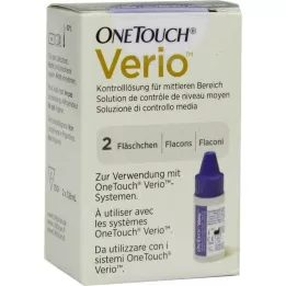 ONE TOUCH Solução de controle Verio média, 2X3,8 ml