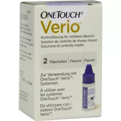 ONE TOUCH Solução de controle Verio média, 2X3,8 ml