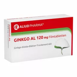 GINKGO AL Comprimidos revestidos por película de 120 mg, 120 unidades