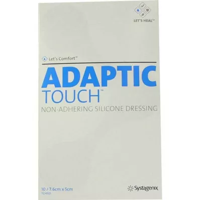 ADAPTIC Curativo de silicone não adesivo Touch 5x7,6 cm, 10 unidades