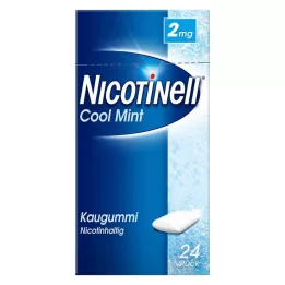 NICOTINELL Goma de mascar Cool Mint 2 mg, 24 unidades
