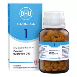 BIOCHEMIE DHU 1 Cálcio fluoratum D 12 comprimidos, 420 unidades