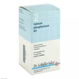 BIOCHEMIE DHU 2 comprimidos de cálcio fosfórico D 3, 420 unidades
