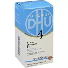 BIOCHEMIE DHU 4 comprimidos de clorato de potássio D 3, 420 unidades