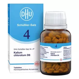 BIOCHEMIE DHU 4 comprimidos de Kalium chloratum D 6, 420 unidades