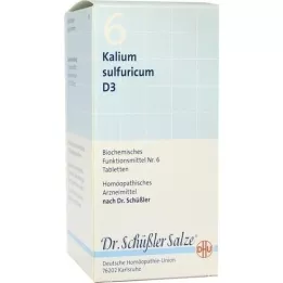 BIOCHEMIE DHU 6 comprimidos de potássio sulfuricum D 3, 420 unidades