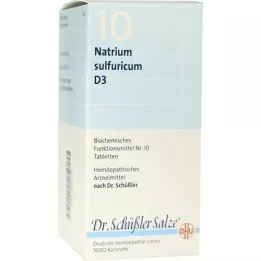 BIOCHEMIE DHU 10 comprimidos de Natrum sulfuricum D 3, 420 unidades
