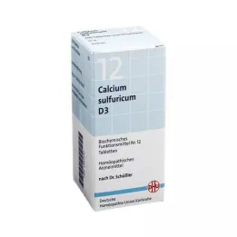 BIOCHEMIE DHU 12 Cálcio sulfurico D 3 comprimidos, 420 unidades