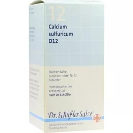 BIOCHEMIE DHU 12 Cálcio sulfurico D 12 comprimidos, 420 unidades