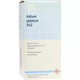 BIOCHEMIE DHU 15 comprimidos de iodato de potássio D 12, 420 unidades