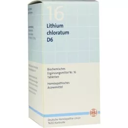 BIOCHEMIE DHU 16 Clorato de lítio D 6 comprimidos, 420 unidades