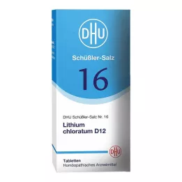 BIOCHEMIE DHU 16 Clorato de lítio D 12 comprimidos, 420 unidades
