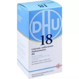 BIOCHEMIE DHU 18 Cálcio sulfurato D 6 comprimidos, 420 unidades
