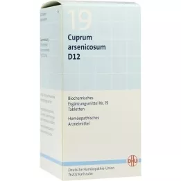 BIOCHEMIE DHU 19 Cuprum arsenicosum D 12 comprimidos, 420 unidades