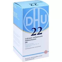 BIOCHEMIE DHU 22 Cálcio carbonicum D 6 comprimidos, 420 unidades